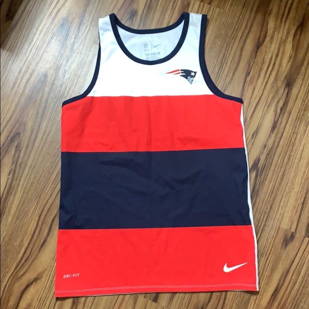 Nike “The Nike Tee” DRI Fit “Patriots” AthleticCut